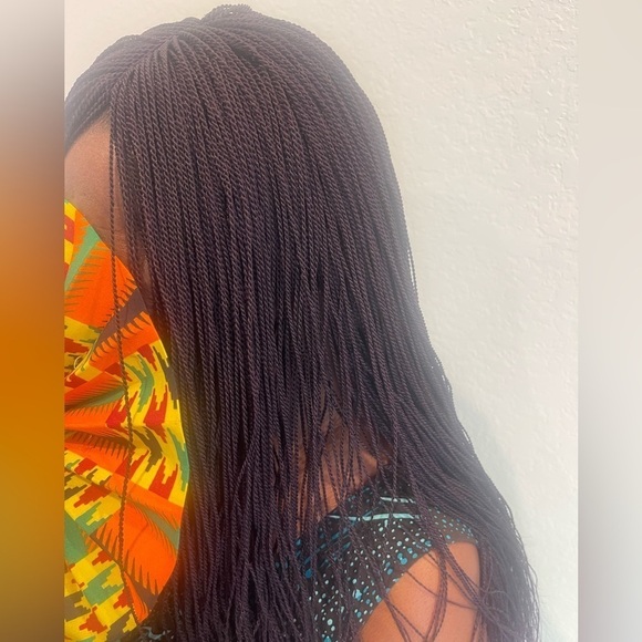 Braided Purple wig - Picture 7 of 12